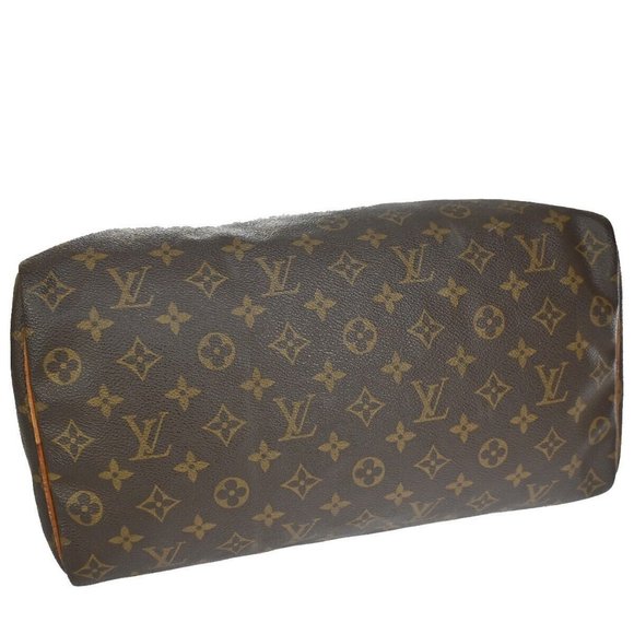 LOUIS VUITTON Speedy 35 Travel Hand Bag Monogram Leather Brown - Picture 5 of 15